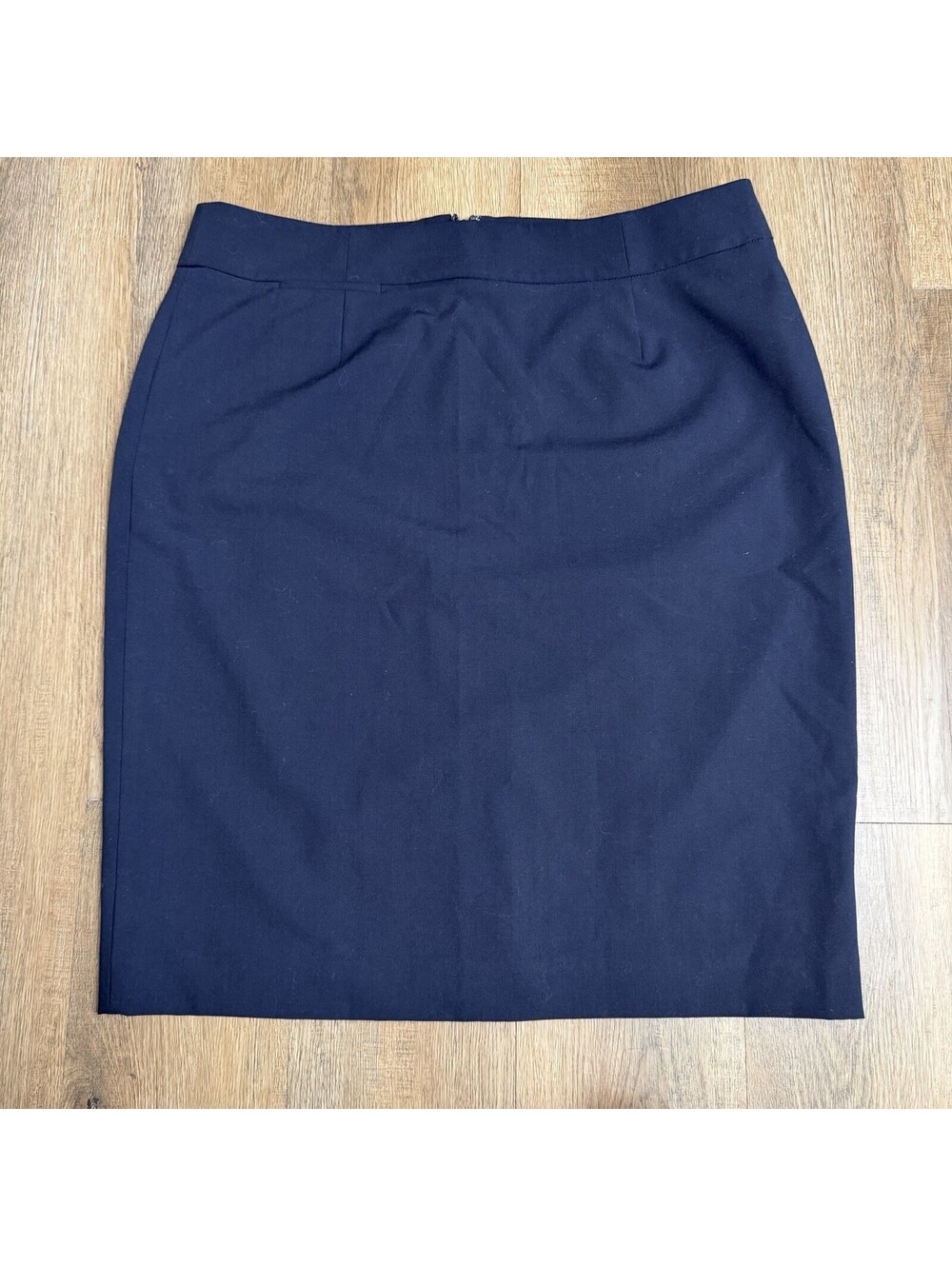 Calvin Klein Women’s Black Pencil Skirt Size 14 Career Office Stretch Lined Knee